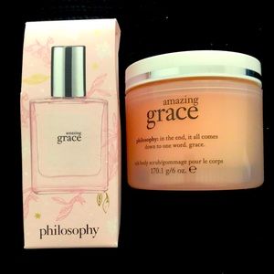 Philosophy Amazing Grace Spray Fragrance and Salt Body Scrub